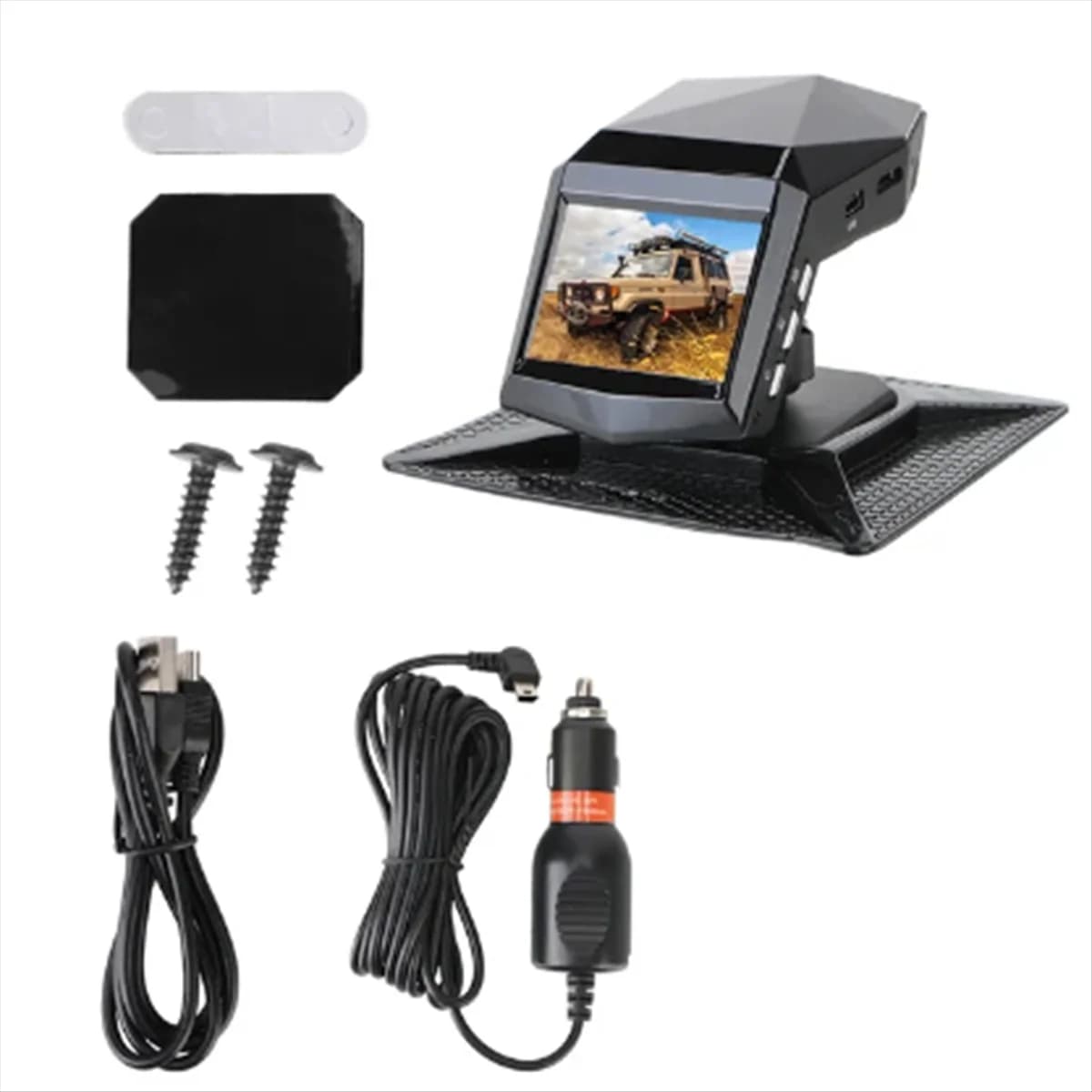 Car Dash Video Recorder Monitor for DashCam 2 Inch Screen 1080P Wide Angle (A)
