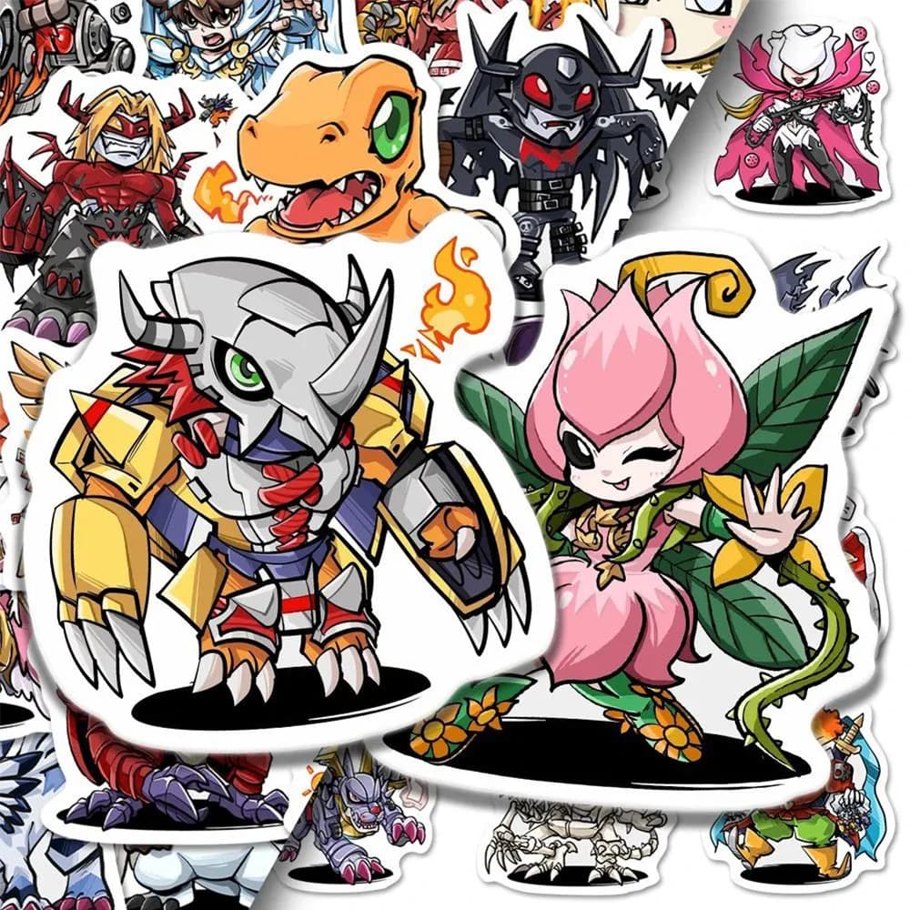 10/30/50pcs Digimon Adventure Anime Adesivi Adesivo Del Fumetto per I Bambini Giocattolo Bottiglia di Acqua Notebook Telefono Fresco Classico Manga Decalcomanie
