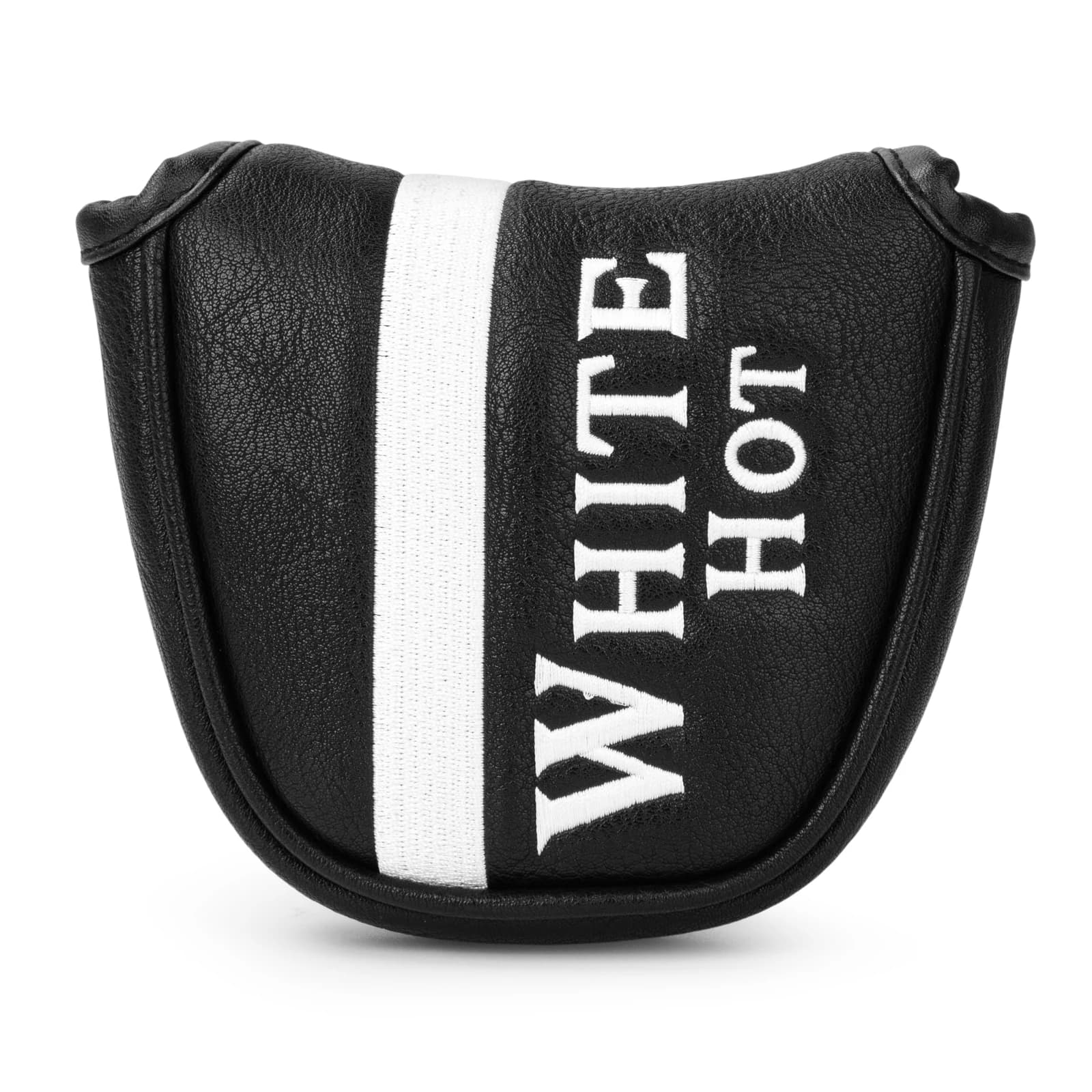 Copriputter per mazza da golf bianco caldo nero Copritesta da golf in pelle premium per mazzuolo