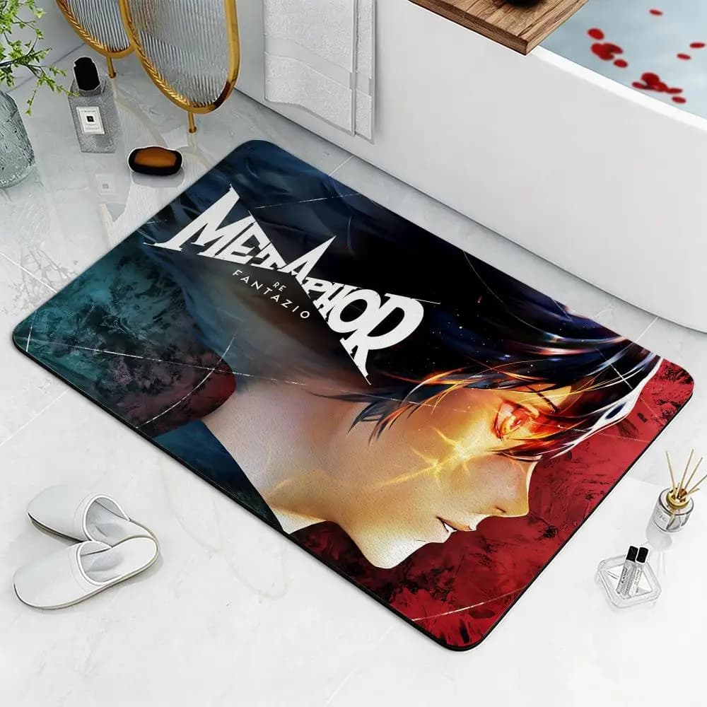 Tappetino da Pavimento Game M-Metaphor ReFantazio in Diatomite Ecologica, Antibatterico e Antiodore per Cucina e Bagno