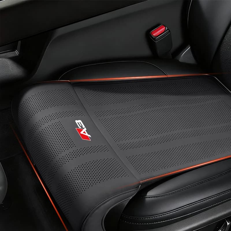 Cuscino del seggiolino auto Supporto per le gambe per Audi A1 A3 Sportback A4 A5 A6 A7 A8 Q3 Q7 Q8 TT Schienale del seggiolino auto posteriore Custodia protettiva in pelle