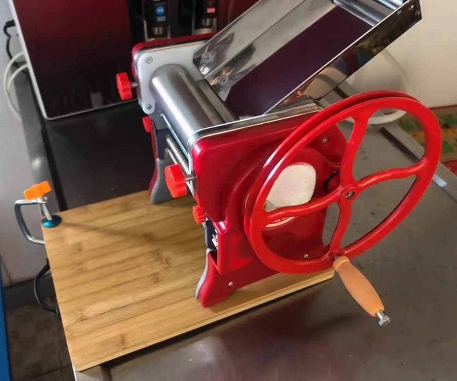 Macchina Manuale per Fare la Pasta con Tagliere e Affettatrice per Noodles, per Uso Domestico e Ristorante