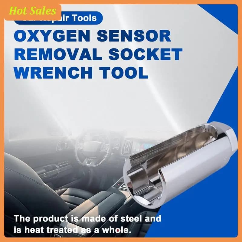 AA05 22Mm 3/8 Pollici Drive Lambda Sensore di Ossigeno Rimozione Chiave a tubo Strumento + Foro Finestra Filo Strumenti di Riparazione Auto