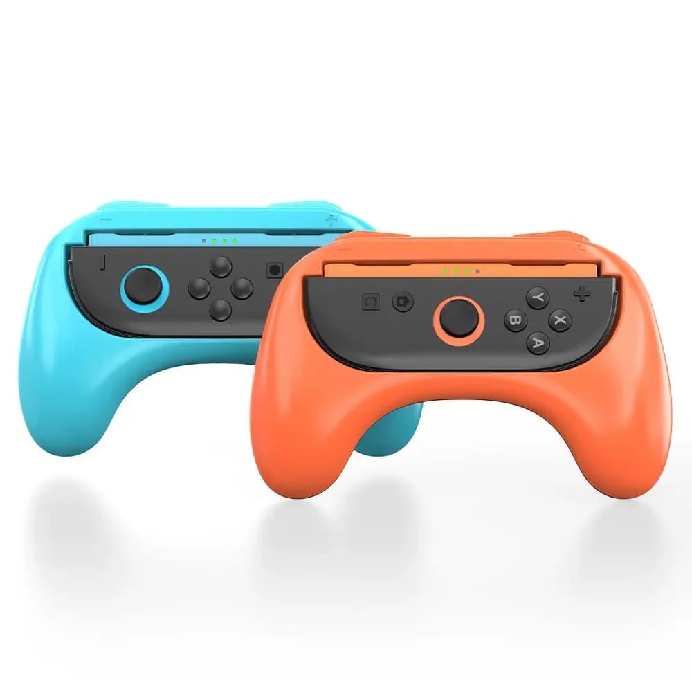 Confezione da 2 manopole per Nintendo Switch 2 JoyCon Kit custodia con impugnatura ergonomica Resistente all'usura e antiscivolo per accessori Switch2