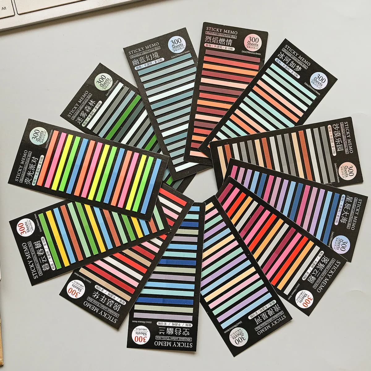Kawaii Sticky Notes Bookmark Index Stickers DIY Decoration Reading Label Student Office Stationery Supplies