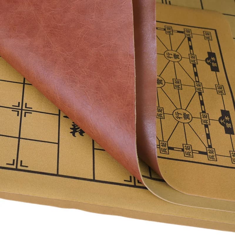 Pieghevole PU Kriegspiel Go Cinese Scacchi Zerbino Pad Tappeto Doppio Lato Morbido Scacchiera Intellet Giochi Educativi Giocattoli Regali Vintage
