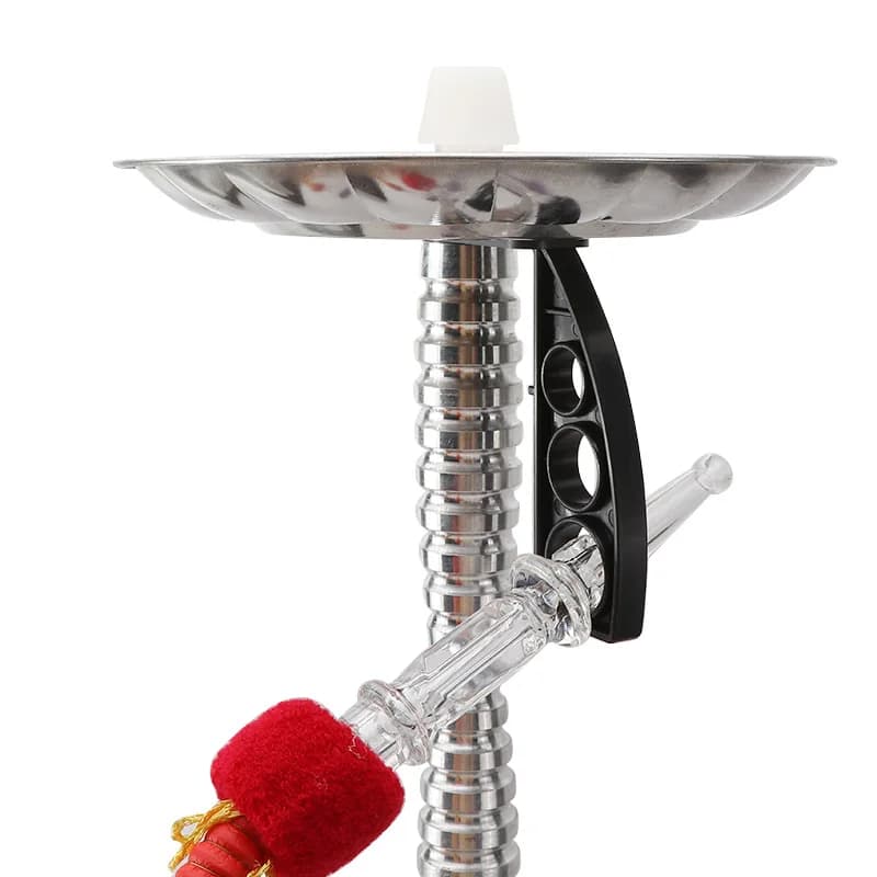 Portable Fittings Tube Sleeve Spot Portable Hookah Pipe Placement Rack Tube Buckle Bracket Tube Holder Shisha Accessories