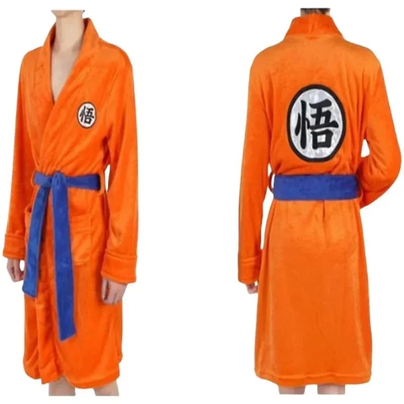 Autunno e inverno nuovi pigiami caldi uomini e donne regali Ball Sun Wukong cartone animato animazione cosplay accappatoio di flanella
