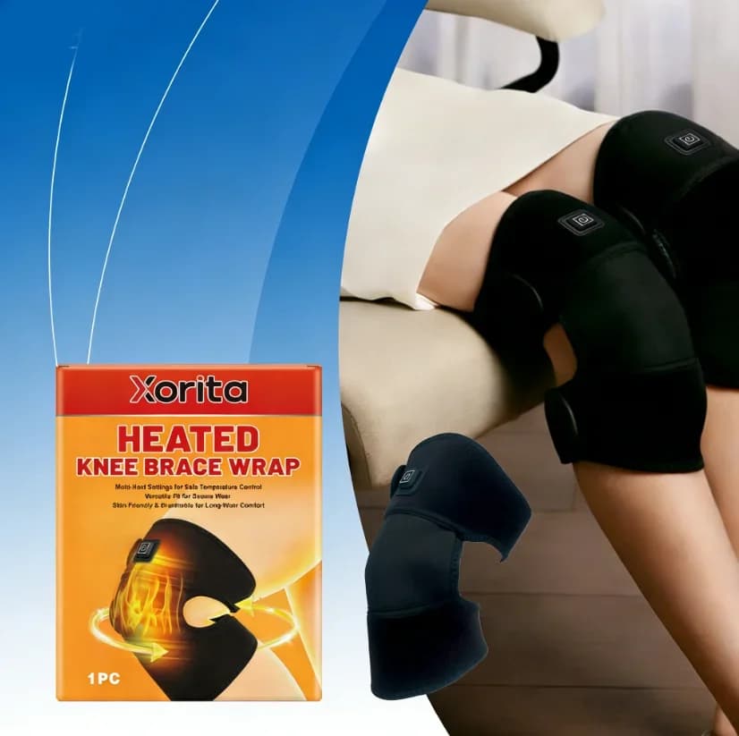 Ginocchiere Autoriscaldanti a Compressione, Supporto per Ginocchio, Fascia Lunga Compressiva e Termica per Artrite, Dolore Articolare e Lesioni