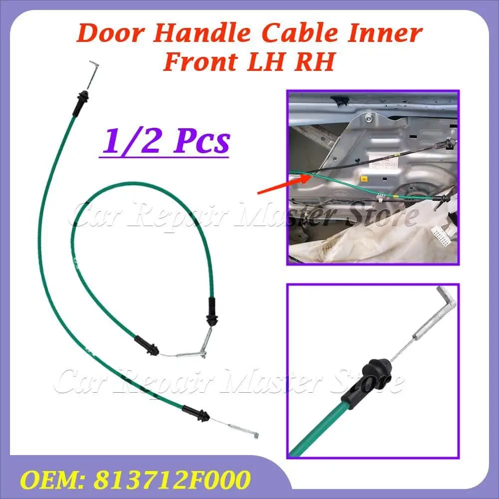 1/2 pezzi per Kia Cerato Spectra 2004 2005 2006 2007 2008 2009 maniglia della porta cavo interno anteriore LH RH 81371-2F000 813712 F000