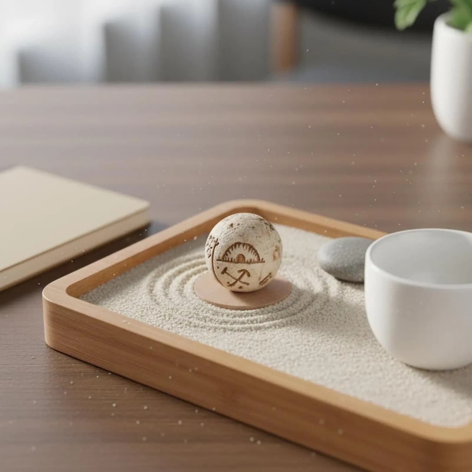 20 Pezzi di Mini Rocce Decorative per Paesaggistica, Ciottoli in Resina con Motivi Incisi, Pietre per Decorazione di Piante in Vaso, Facili da Posizionare