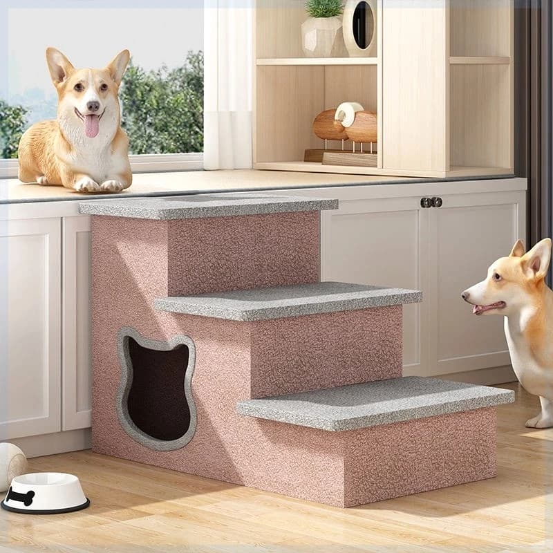 Scale per animali domestici Scale per cani Letto per cani di piccola taglia Scaletta per letto da arrampicata Comodino Scale piccole Scaletta per arrampicata per gatti e cuccioli