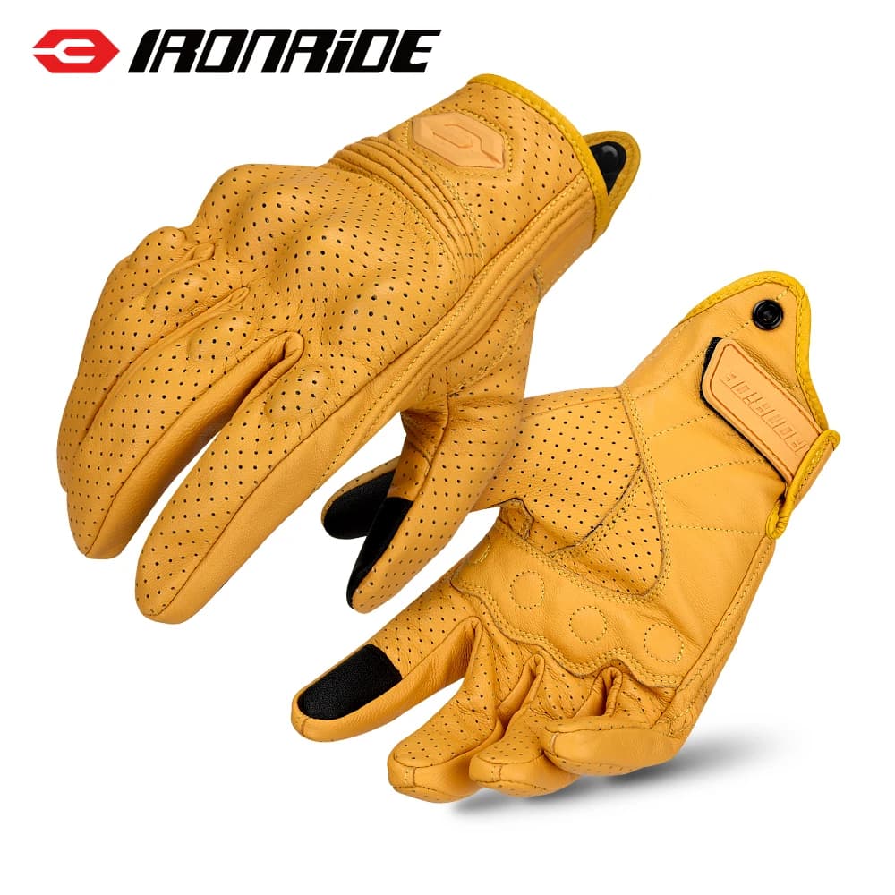 Guanti da moto da uomo Guanti estivi traspiranti per touch screen Guanti sportivi da esterno Guanti da equitazione anticaduta e anticollisione