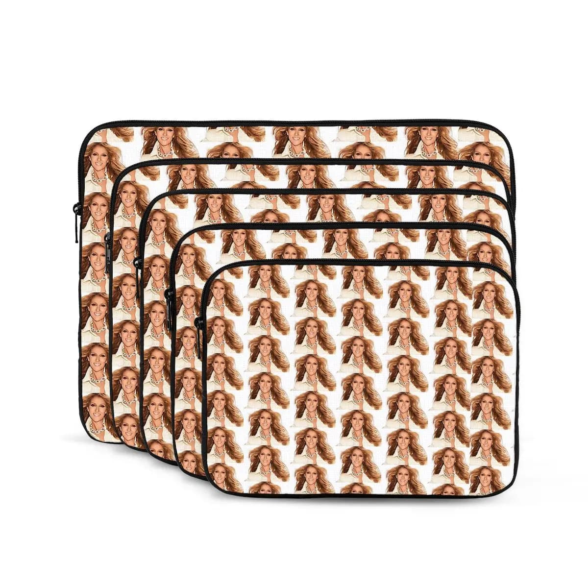 Rambutterurai Celine Dion 2019 Tour Date e C Notebook Borsa per laptop Custodia Custodia per notebook Custodia protettiva Custodia antiurto per tablet