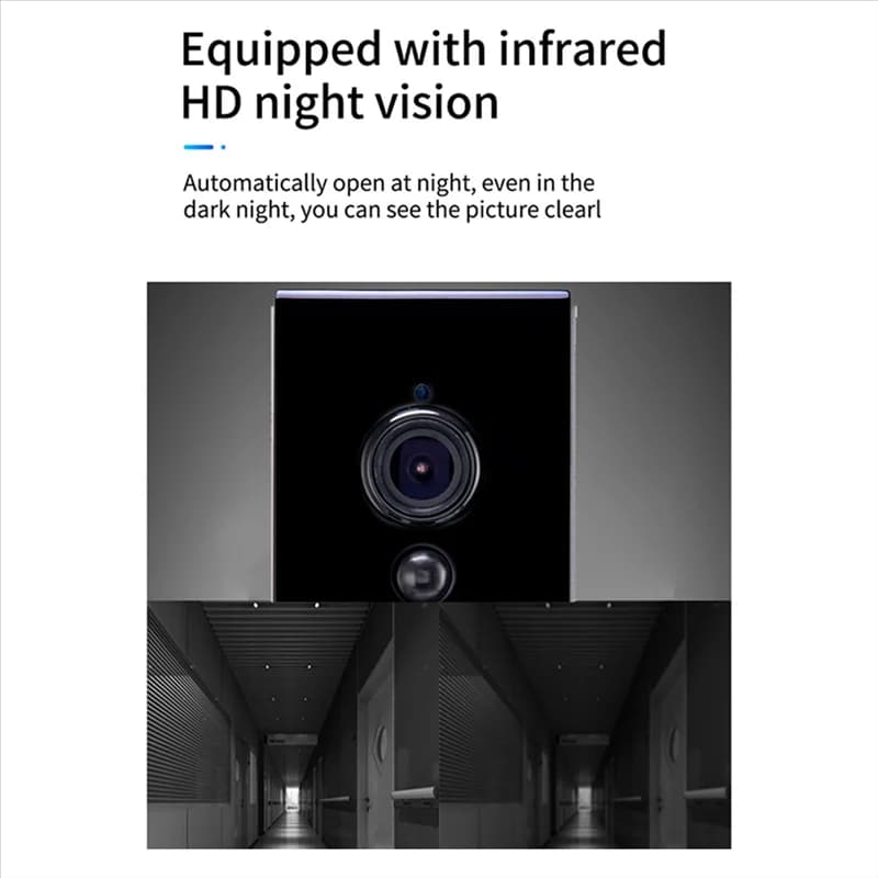 FUFU Tuya Smart Home Campanello Telecamera Impermeabile Wifi Video Citofono 1080P Protezione di sicurezza esterna Audio bidirezionale US PLUG B