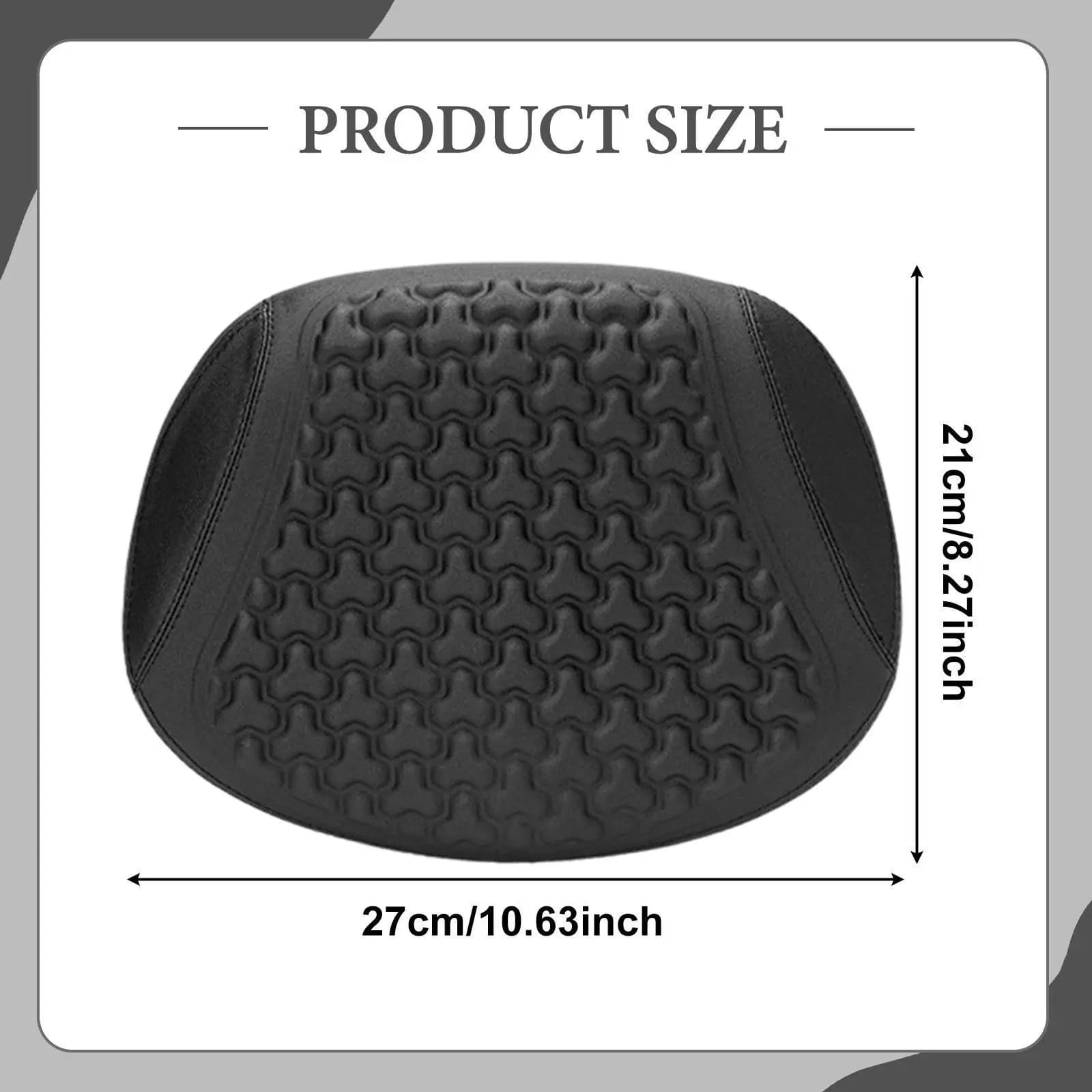 Cuscino Ergonomico Imbottito per Sella Bici in Memory Foam Impermeabile con Luce di Sicurezza a LED per Bici da Corsa e Mountain Bike Universali