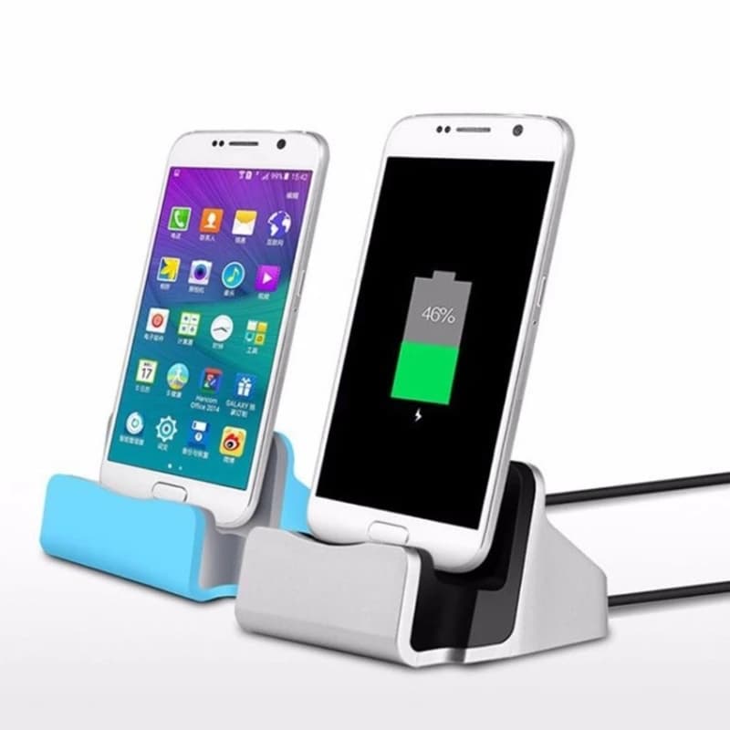 USB C 3.1 table docking station with fast charging station type C with mobile phone cable Huawei P9 Plus Smart