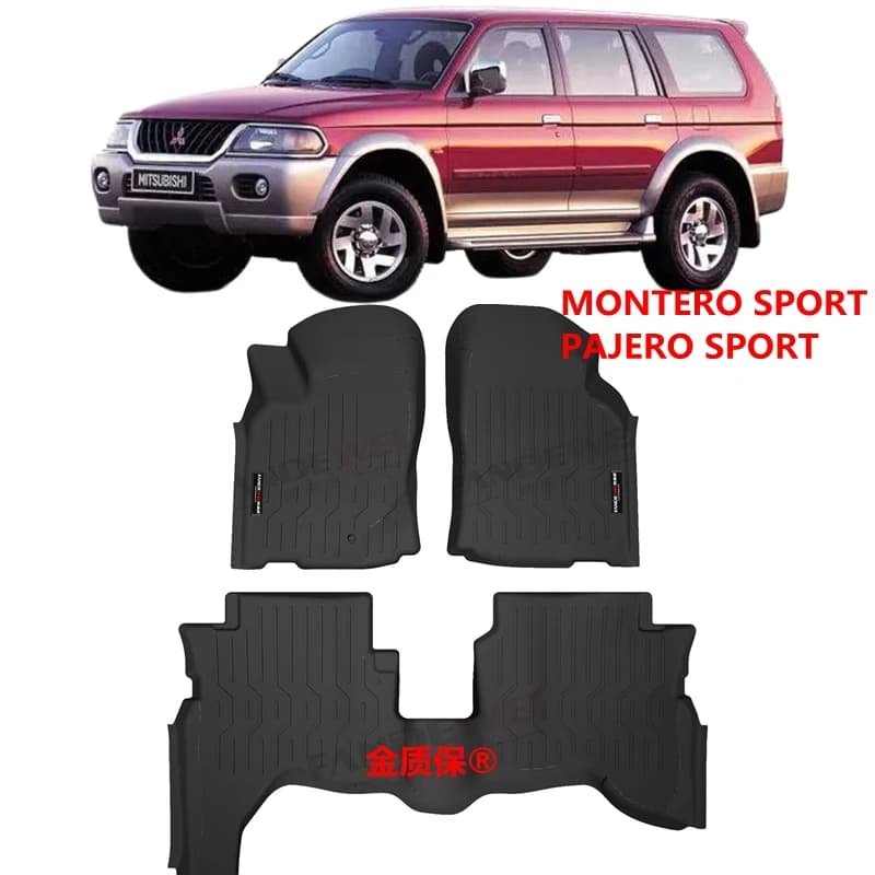 Utilizzare per il 1996-2010 Mitsubishi Montero Sport car carpe AllWeather tappetino per auto Trim per Adattarsi per Pajero Sport tappetino impermeabile