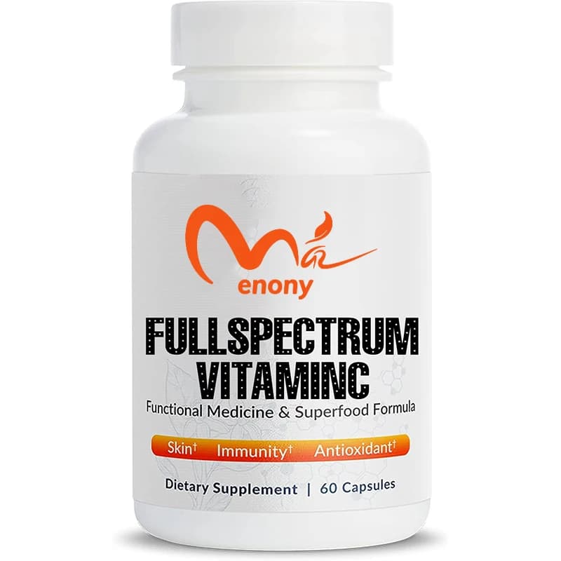 Comprehensive spectrum vitamin C supplement, containing Quercetin, Hybiscus and Rutin, vegetable-based antioxidant formula, 60 capsules