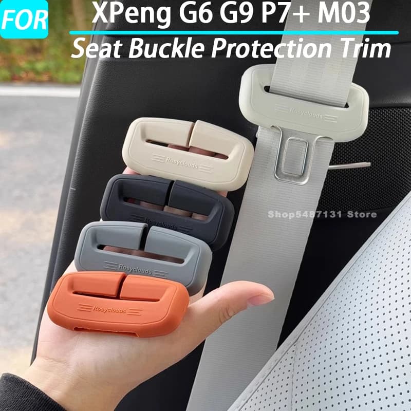 Car Seat Belt Cover Protector Seat Buckle Cover for XPeng G6 G9 P7+ M03 Interior accessories