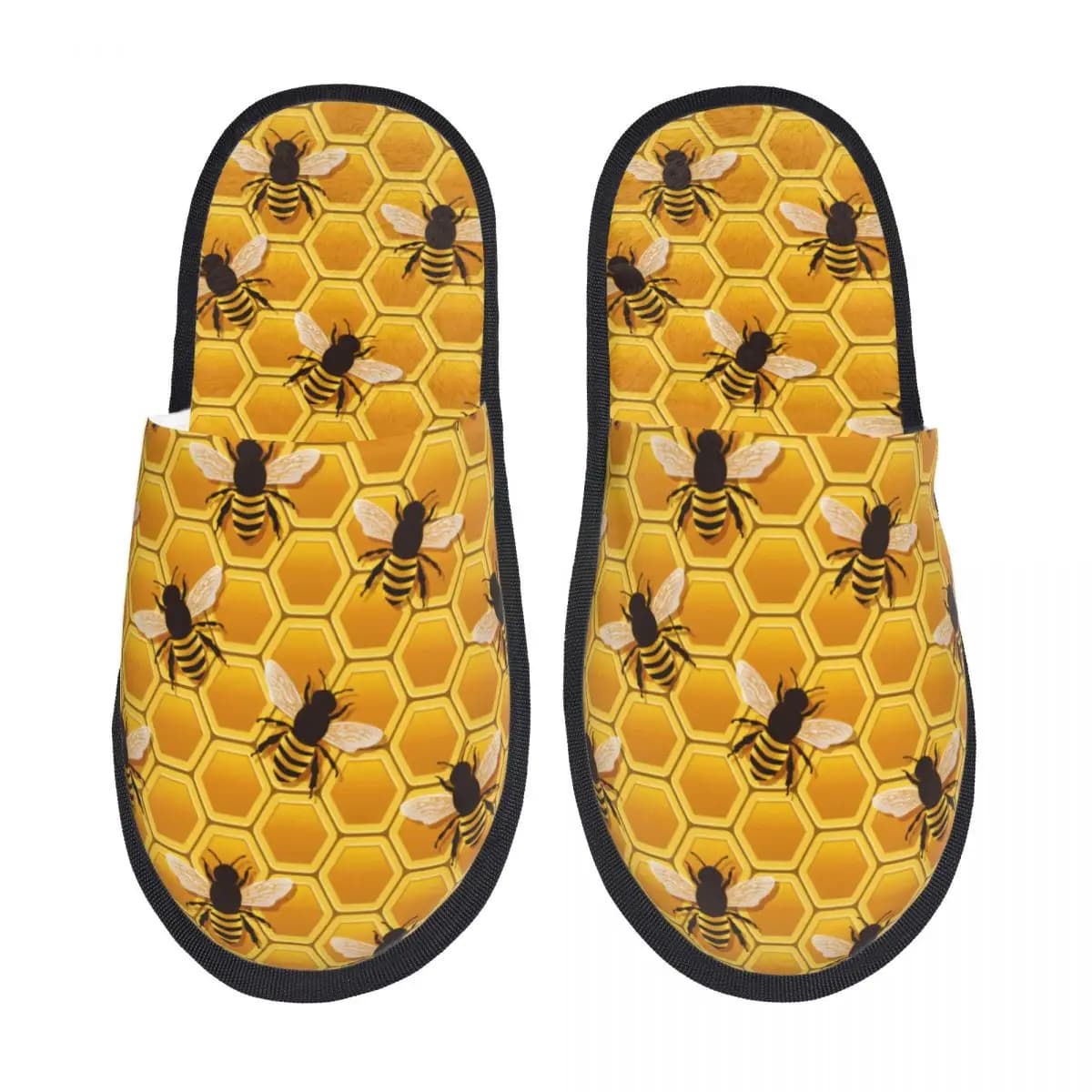 Personalized Slippers with Pattern in Nido d'Ape, Comfort in Memory Foam, Home Shoes and Spa for Women