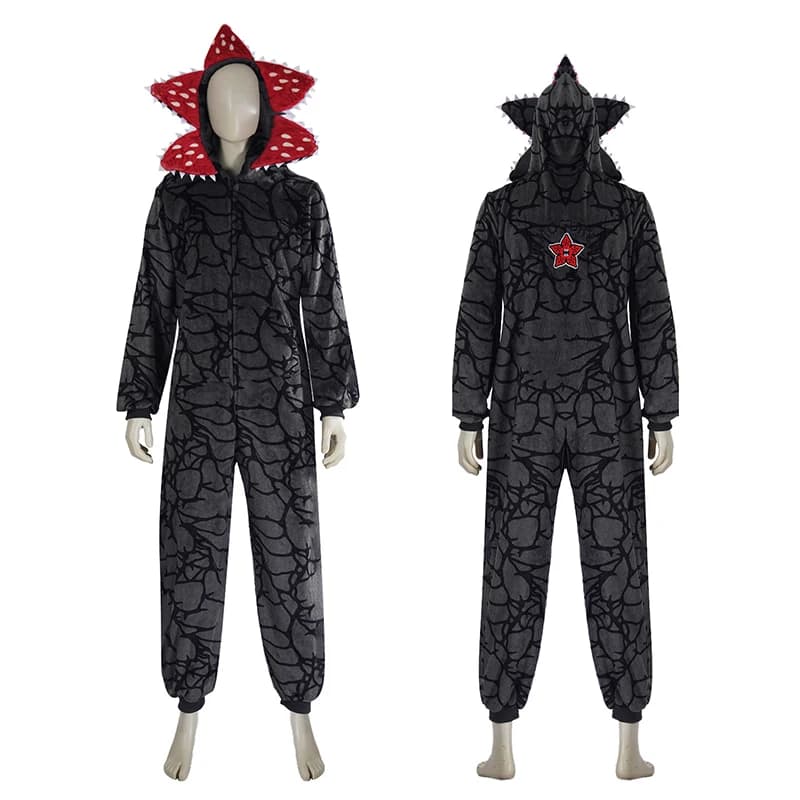 Pigiama Demogorgone, Costumi Cosplay per Halloween, Carnevale, Feste, Travestimenti per Giochi di Ruolo, Tuta Intera
