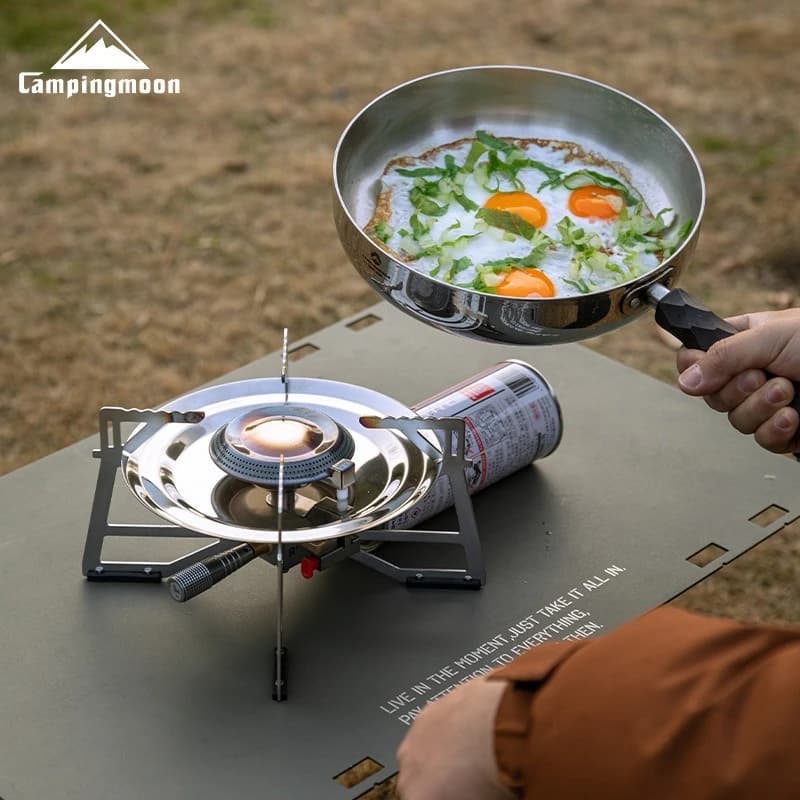 CAMPINGMOON XD-5F Xuanyan High Power Box Panel with Stabilized Pressure Burner, Portable IGT Unit for Camping