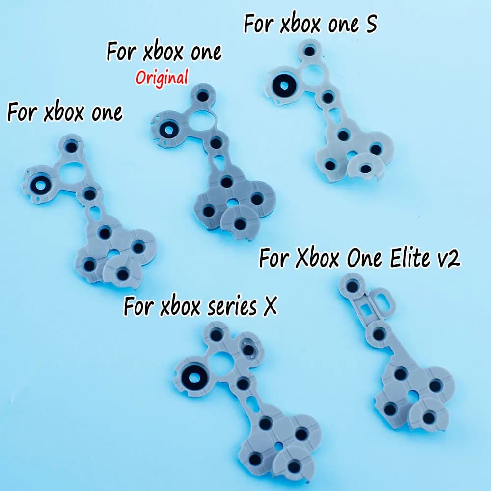 1 PC Controller Wireless Gomma Conduttiva Per Xbox One S slim X/Serie One SX/Elite V1 V2 Gamepad Tasto Siliconico D pad