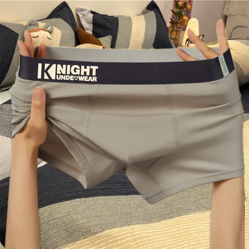 3 Pezzi di Intimo Maschile Estivo, Boxer per Adolescenti, Slip da Uomo