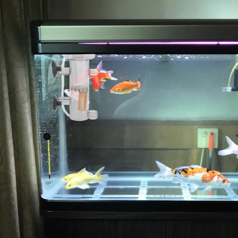 Set di 3 Pezzi: Schiumatoio per Proteine, Pietra Porosa in Legno Naturale per Acquario, Diffusore di Ossigeno, Strumento per Bolle Piccole