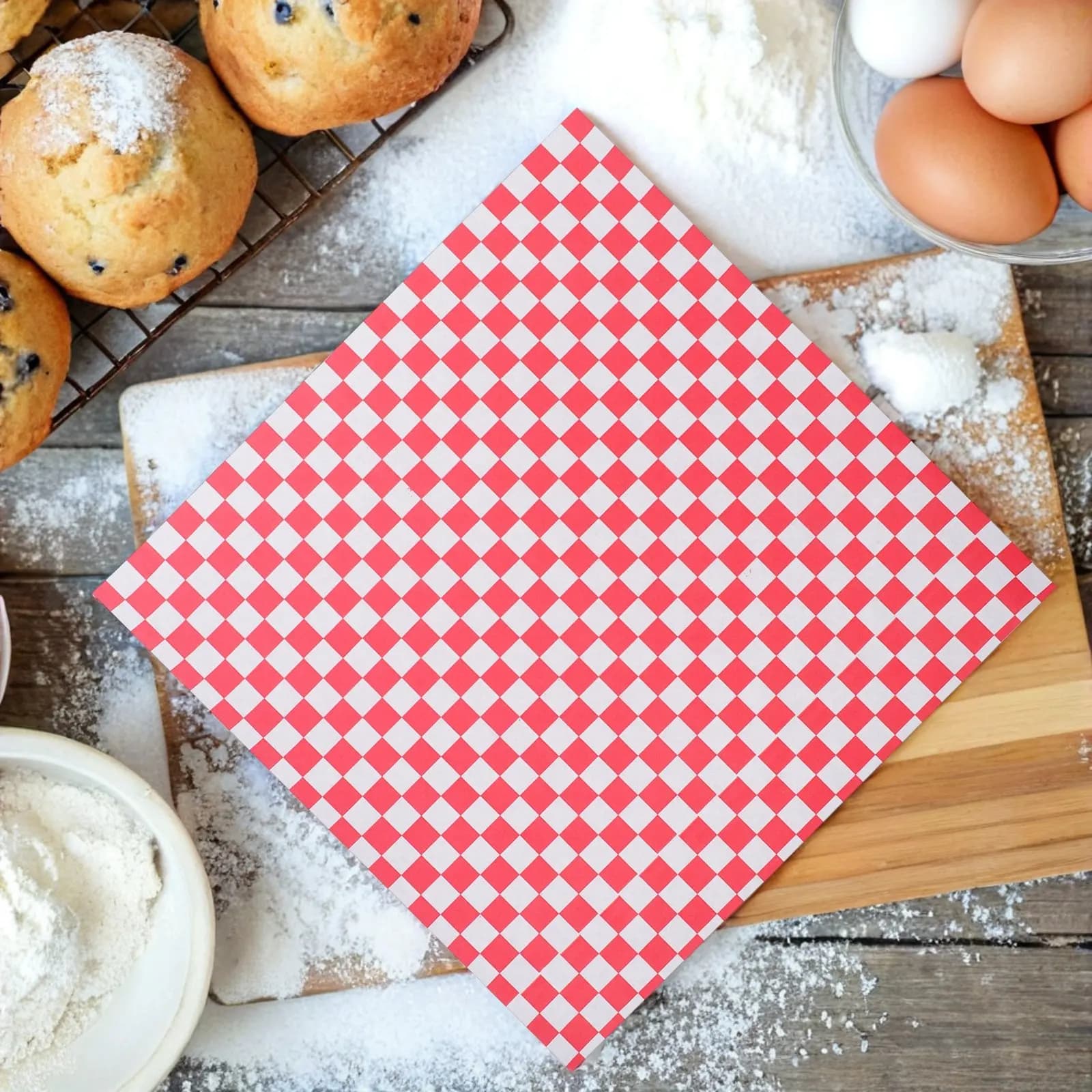 200 Pezzi di Carta Antiaderente Circolare per Alimenti, Resistente all'Olio, per Smash Burger, Sandwich, Teglie per Friggitrice ad Aria e Forno