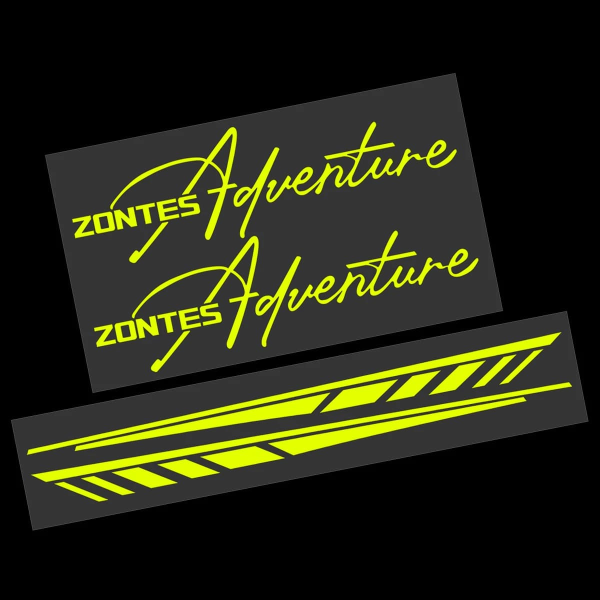For ZONTES 368G 703F 350R 703RR 368K Reflective Motorcycle Stickers Set Moto Scooter Side Body Vinyl Decor Decals Accessories