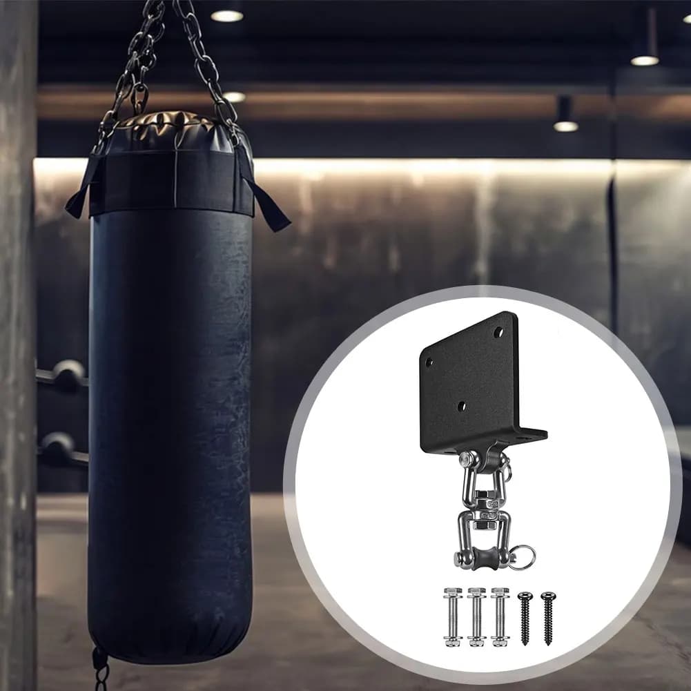 Support for Boxing Sack with 360 Degree Rotation, Fixing Mount for Heavy Duty Sack, Boxing Bag and Speed Bag