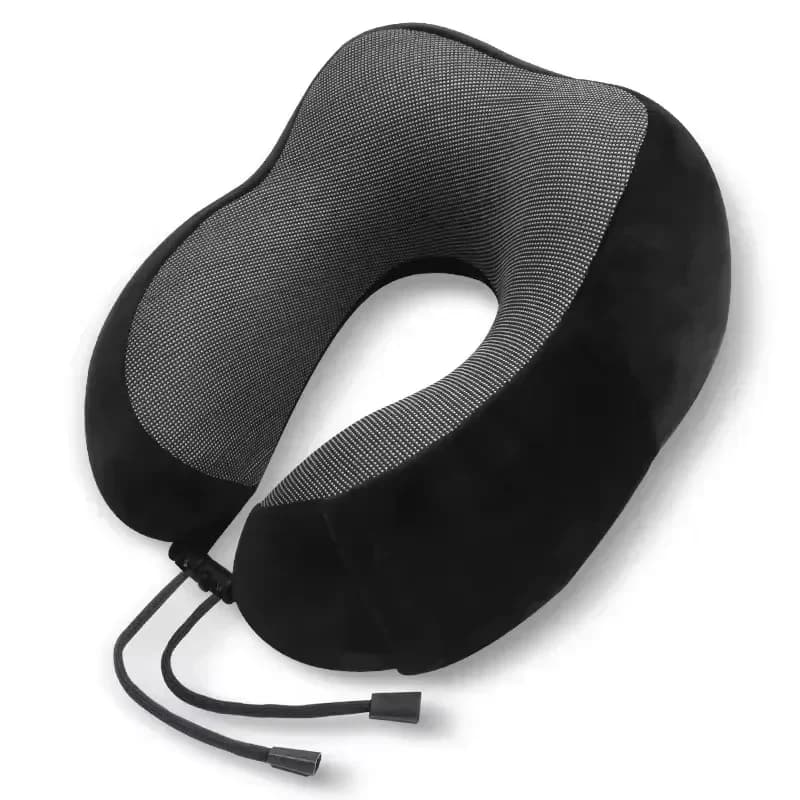 Cuscino da Viaggio in Memory Foam, Cuscino a U Portatile a Lento Ritorno, Comodo e Supportivo, Essenziale per Casa e Viaggio