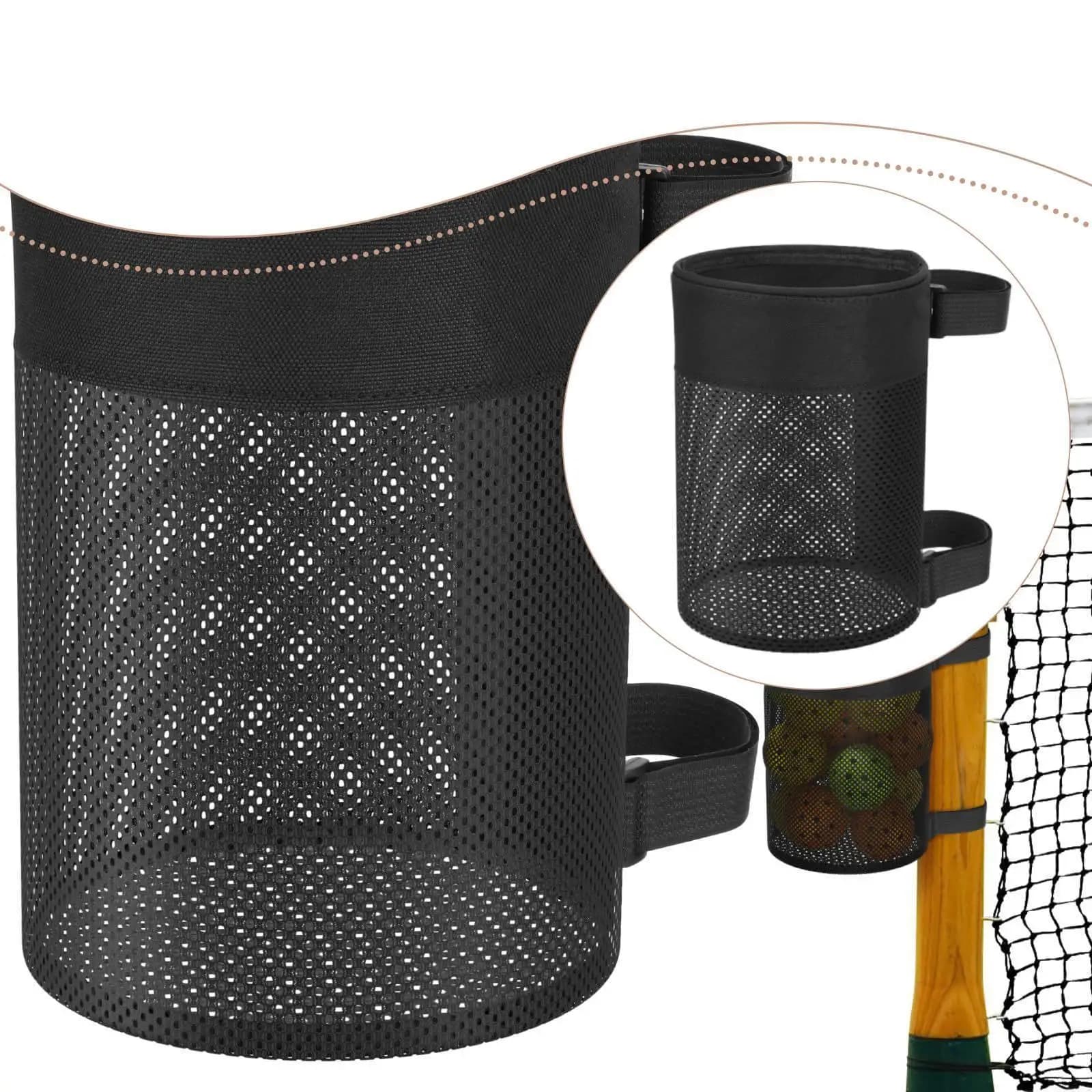 Borsa Portatile in Rete per Palline da Golf, Organizer per Attrezzature Sportive, Sacca con Coulisse per Trasporto di Palline da Tennis, Pickleball e da Allenamento