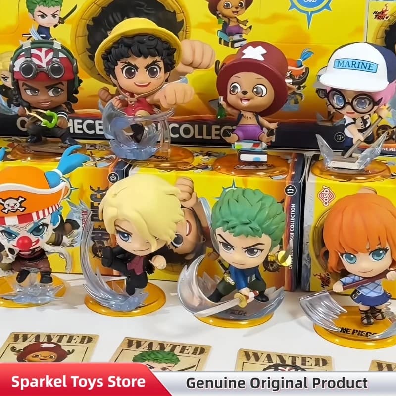 Autentica Scatola Misteriosa One Piece Cosbi Mini Figure con Monkey D Luffy, Zoro, Chopper, Statuette Anime, Giocattoli Ornamentali, Regalo per Ragazzi