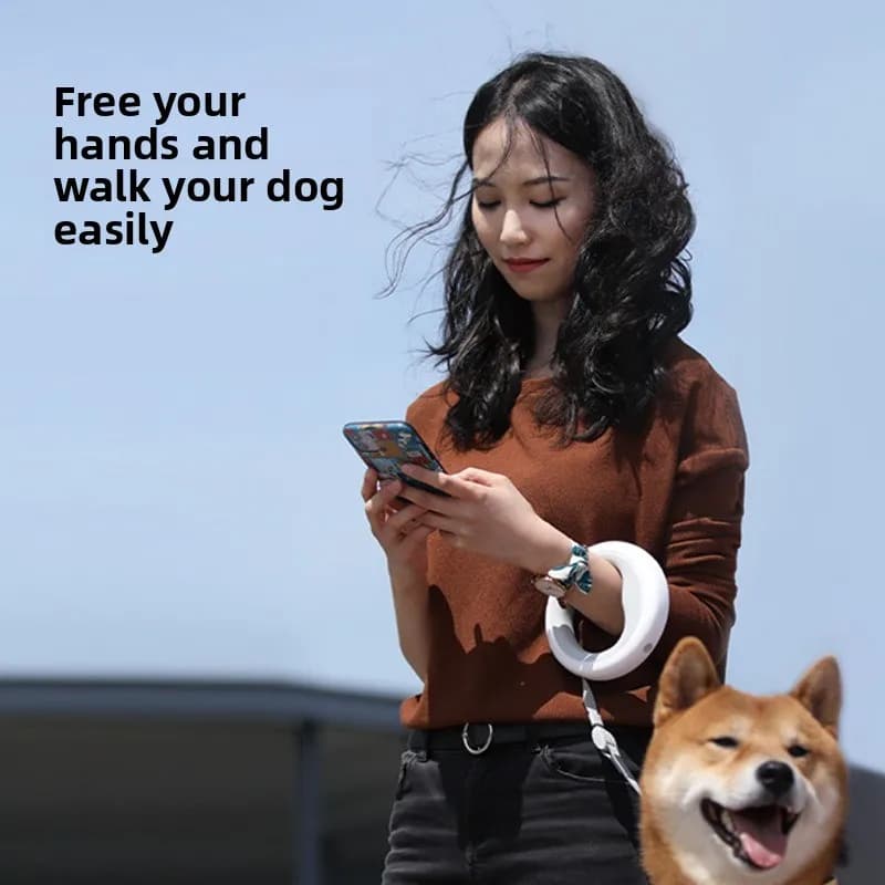 Retractable Pet Leash 2nd Generation Plus with Light, Essential Dog Item for Dog Walks