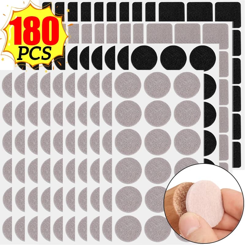 Self-adhesive felt furniture cushions Round and square chairs legs Non-slip covers Home Desk Chair Gamba Sofa