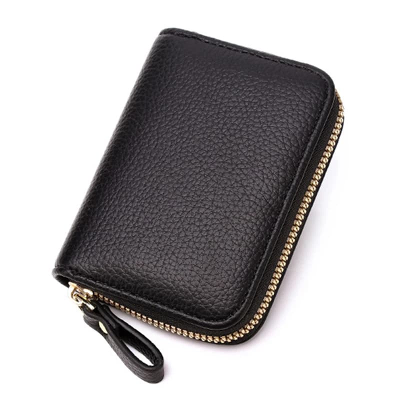 Portafogli RFID da donna Porta carte di design di lusso Portafogli da donna Porta carte corto da donna con cerniera in pelle PU