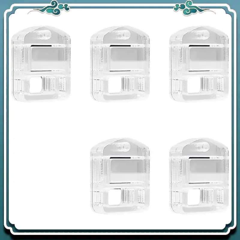 30Pcs Acrylic Embroidery Floss Drop, Clear Embroidery Thread Organizers Slim Floss Bobbins Cross-Stitch Thread Bobbins Limited T