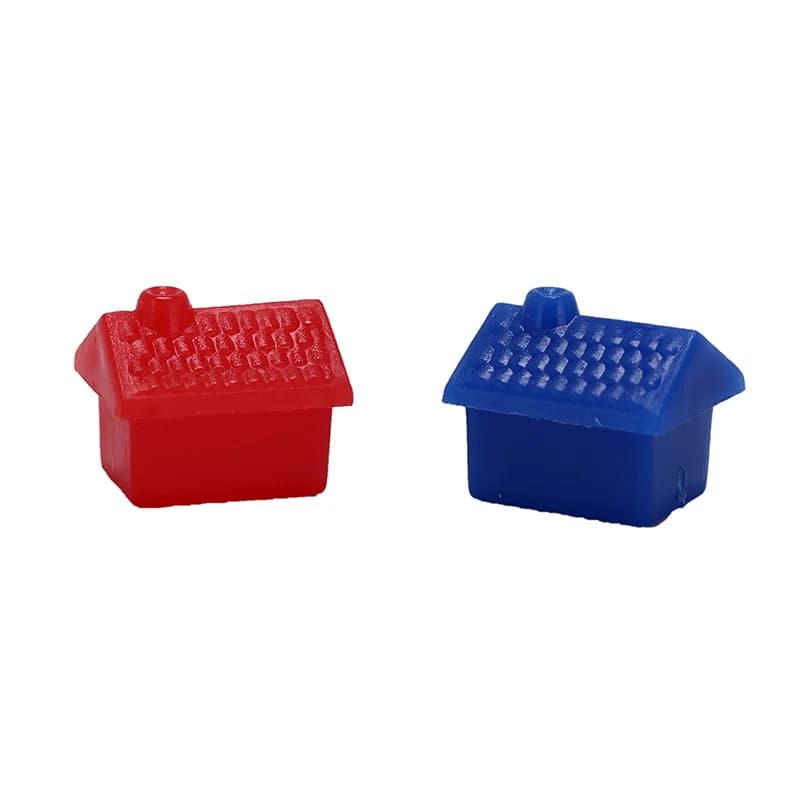 1 Set Early Education Children Board GameHouse 12 pezzi scacchi rossi 32 pezzi blu