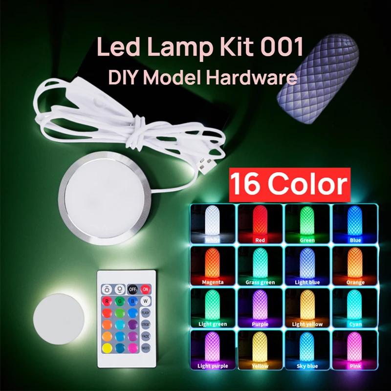 For Bambu Lab Led Lamp Kit Adjustable Light Kit Rgb Light Parts Hardware DIY Model White/Cold/Warm Light Without Lamp Shell 001