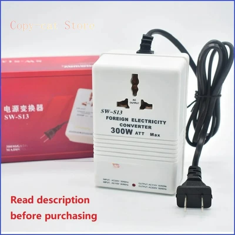 Voltage transformer series SW 70-500W 220V-110V/110V-220V Double direction power converter Travel adapter for electric toothbrush