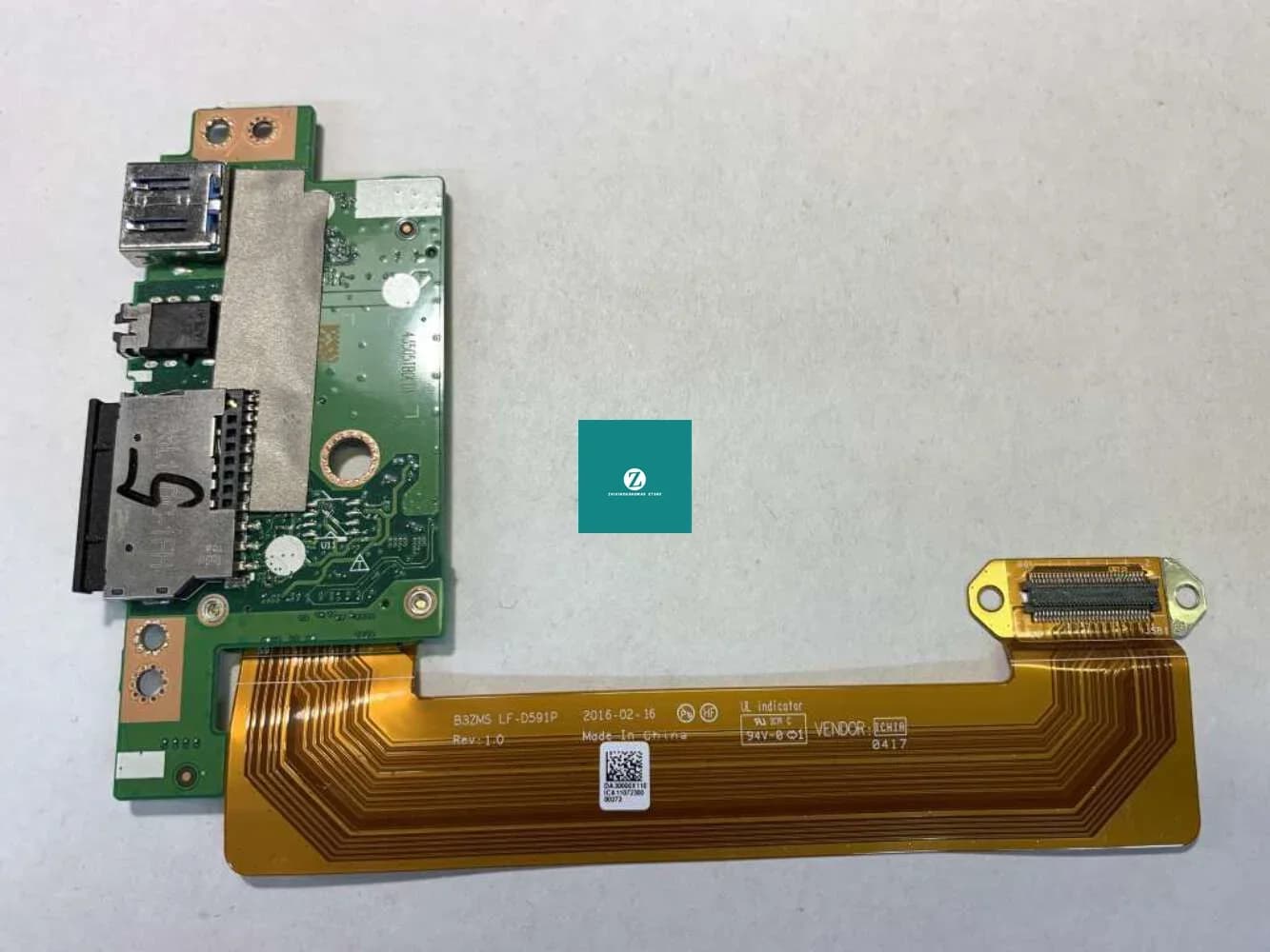 Genuino PER ACER SF514-51 N16C4 S5-371 SCHEDA LETTORE CARTE AUDIO USB SD W CAVO LS-D592P