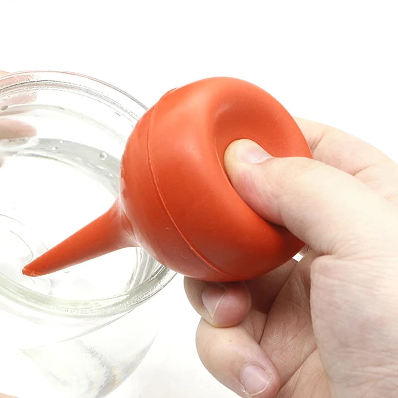 1PC Kit per la pulizia dell'irrigazione per la rimozione del cerume Pompa per soffiatore d'aria con lampadina per siringa per orecchio