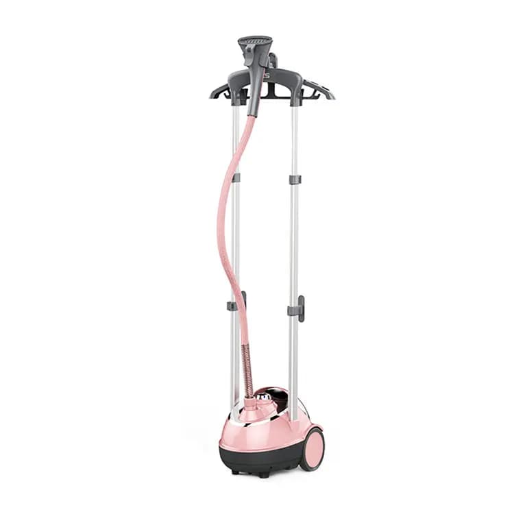 Wholesale Stand Multi-functional Laundry Clothes Steamer Upright Double Pole Fabric Garment Steamer for Home Use