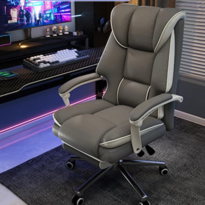 Sedia da Ufficio di Lusso con Braccioli, Comoda Sedia da Camera da Letto, Sedia da Gaming Regolabile di Design, Sedia Relax per Computer, Mobili Sillas De Escritorio