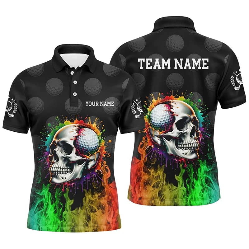 Polo grafica da golf alla moda Estate casual manica corta Nome personalizzato Nome della squadra Polo stampata in 3D T-shirt sportive larghe Top