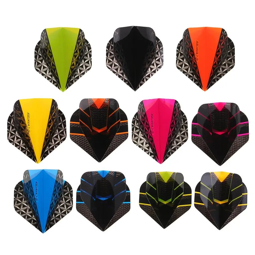 Alette per freccette a forma standard durevoli con punta in plastica, accessori per freccette per freccette elettroniche e giochi di freccette