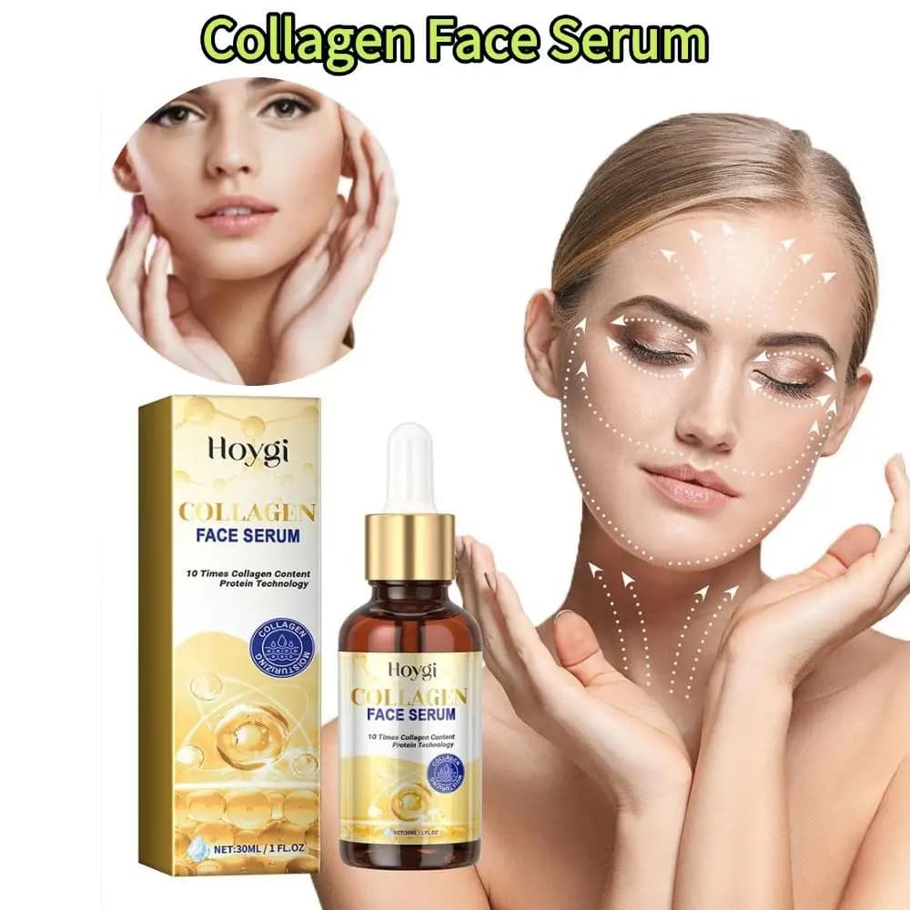 Collagen Face Serum 30ml Moisturizing Skin Care Essence Tightening Lifting Facial Liquid Moisturizer For All Skin Types 1/2/3PCS